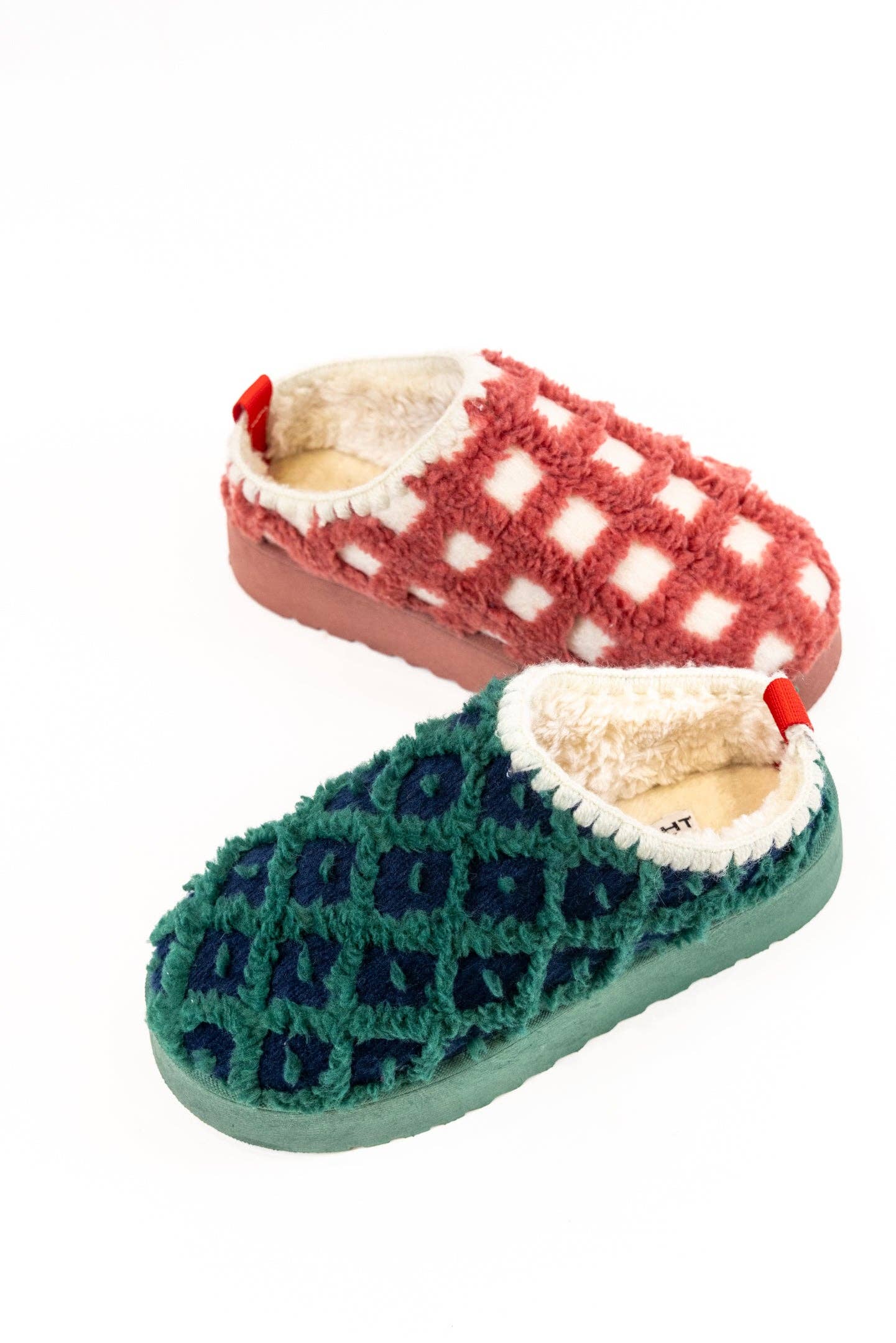 Midnight Lunch | Alpine Slipper - Navy + Green | The Ruffly Rose